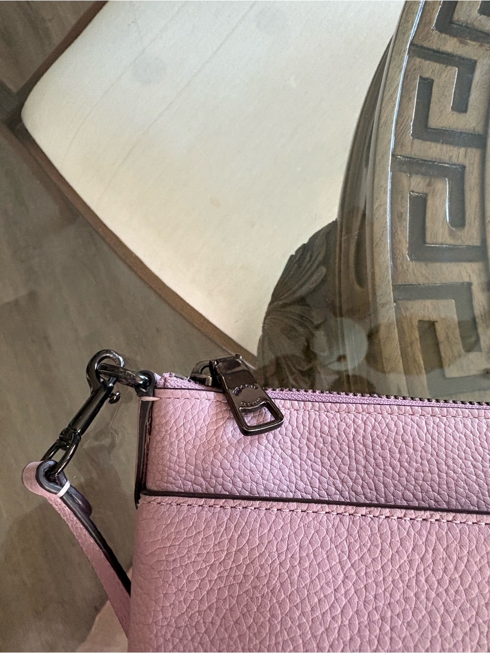 💗💗COACH POLLY ICE PURPLE PEBBLED LEATHER CROSSBODY BAG!💗💗 - Picture 4 of 7